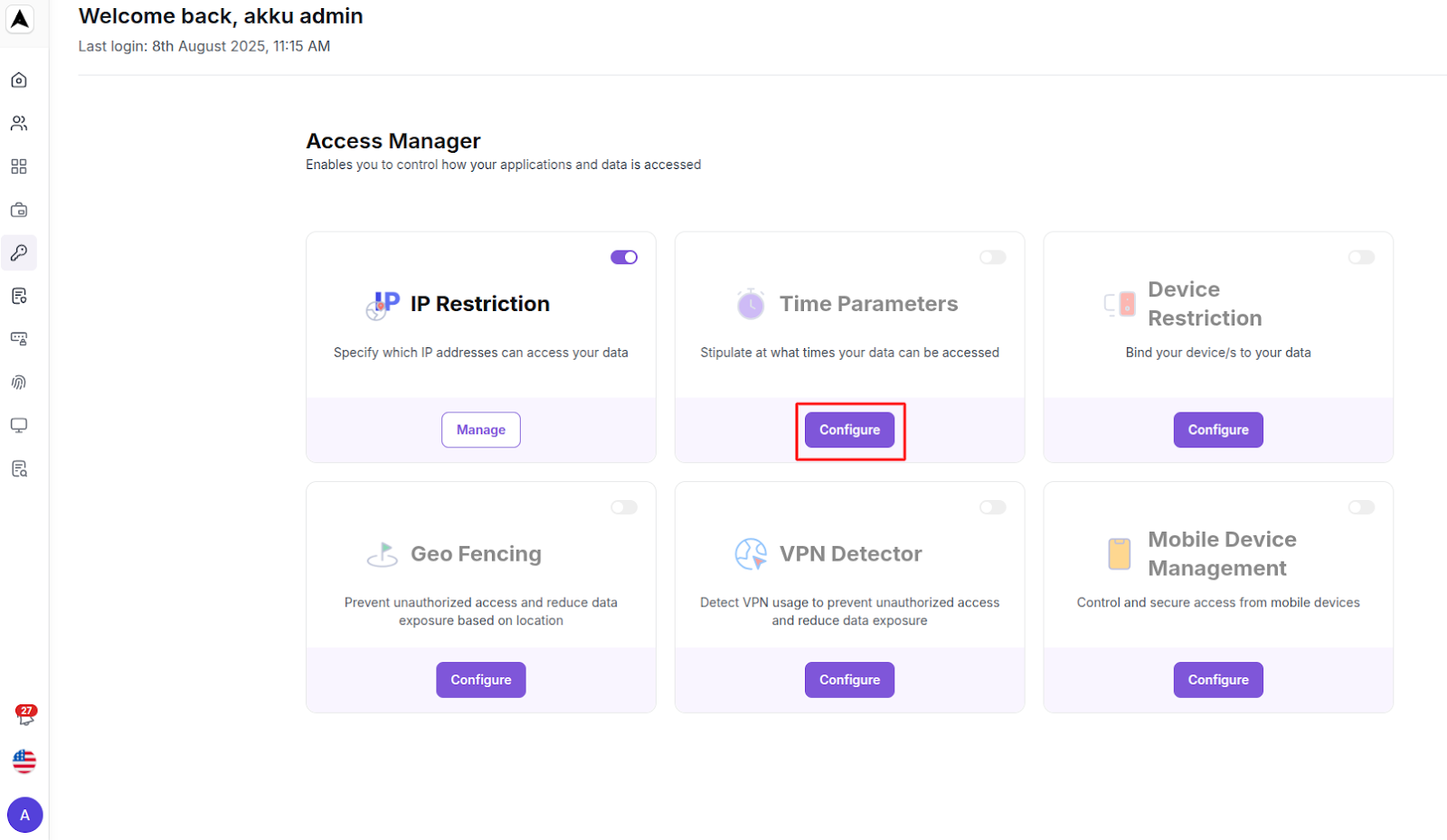 Access Manager Configure