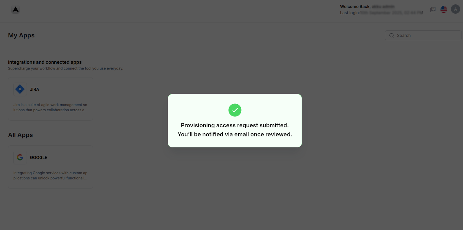 User Lifecycle Interface