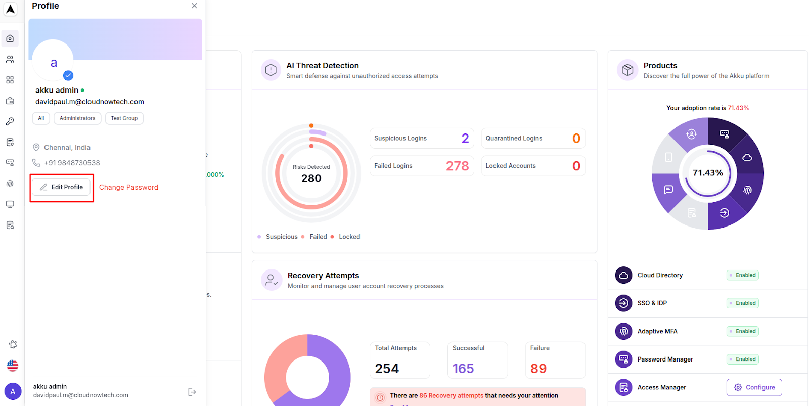 User Lifecycle Interface