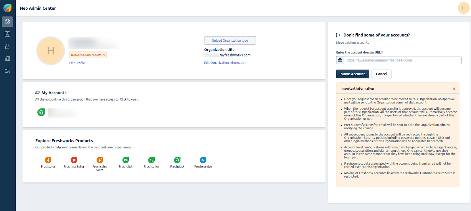 Log in to Freshworks