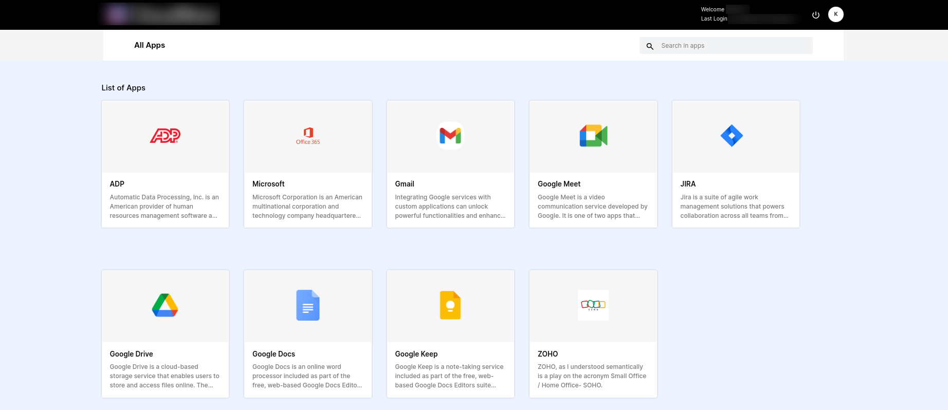 Launch Gmail from Applications Wall