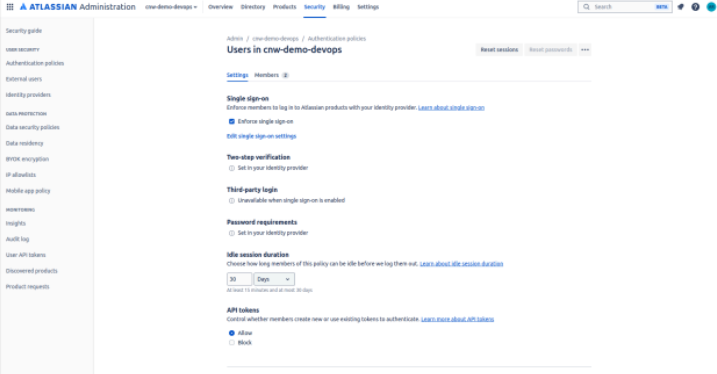 Enforce single sign-on