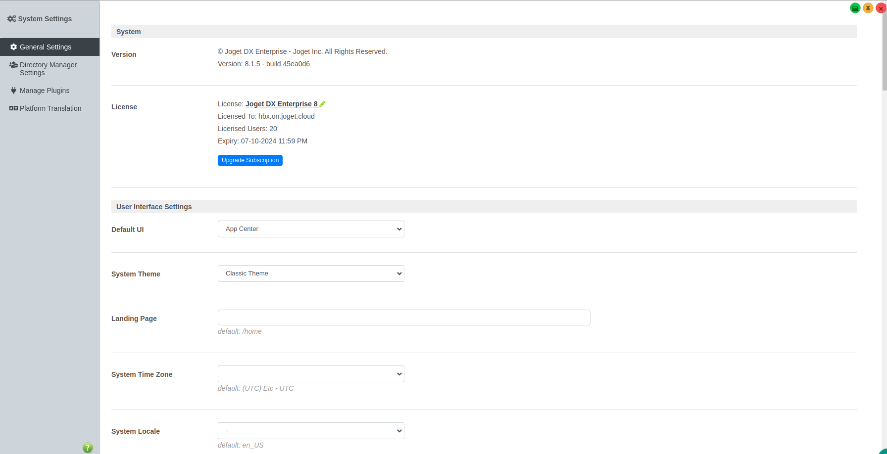 Navigate to Settings