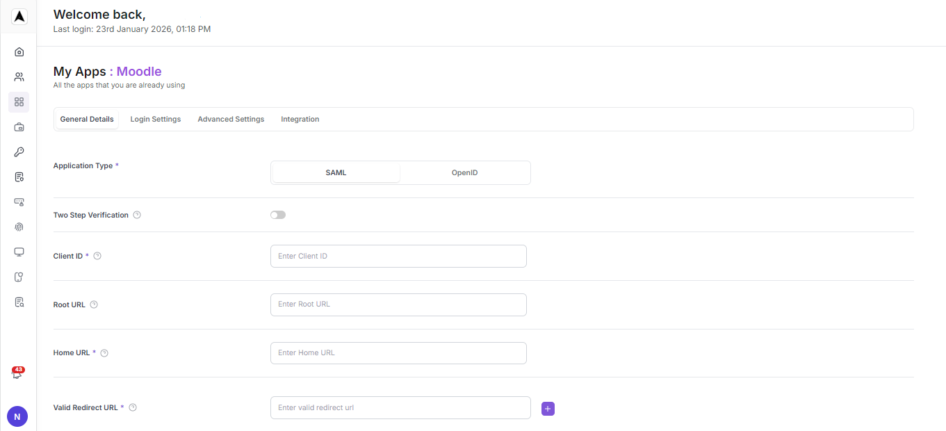 Configure Moodle App