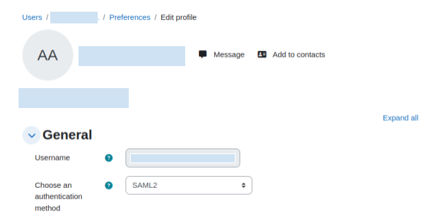 Set SAML2 Authentication Method