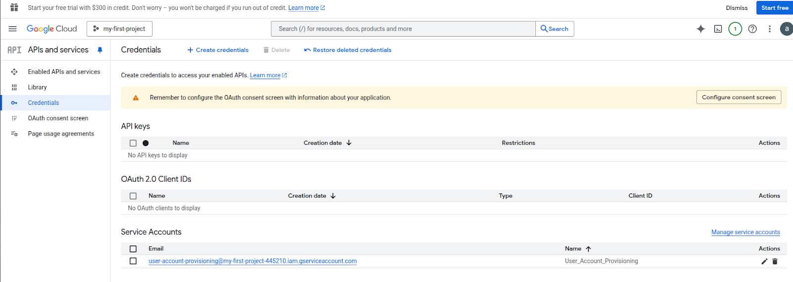 User Lifecycle Interface