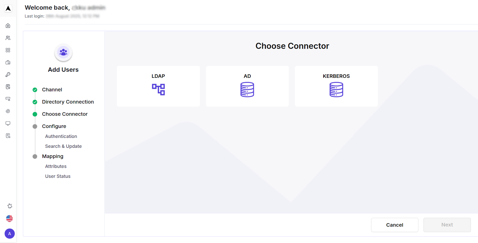 User Mangement Interface